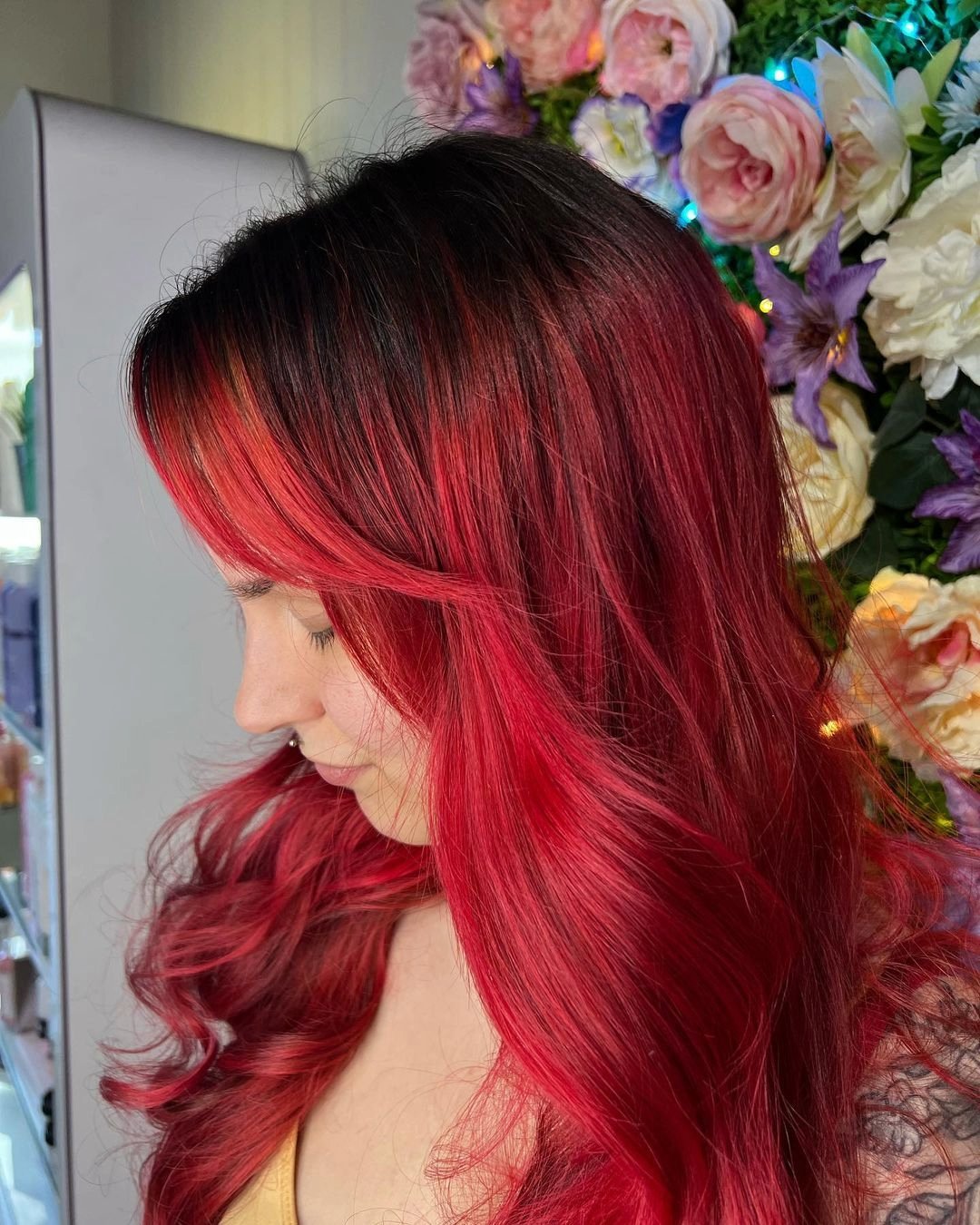 red hair at style me hairdressing salon hitchin 