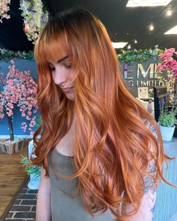 Orange Ombré At Style Me Hairdressing Salon In Hitchin